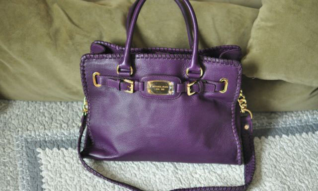 晒一晒最近入手的包包 Prada裸粉-MK紫色美包